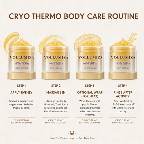 Vollumiza™ Cryo Thermo Gold Body Sculpting Gel